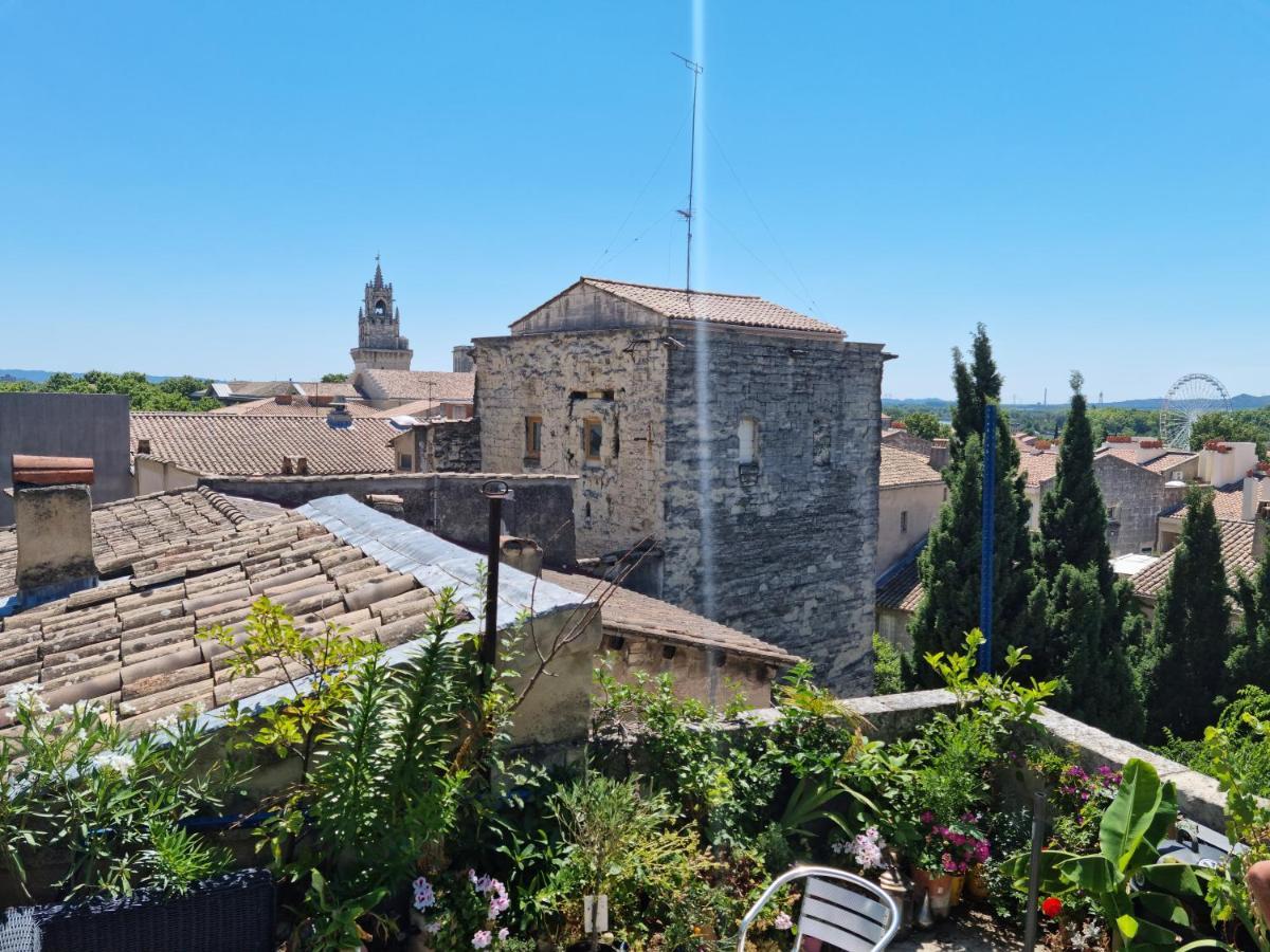 Un Nid Sur Les Toits Face Au Palais Des Papes Apartment Avignon Bagian luar foto