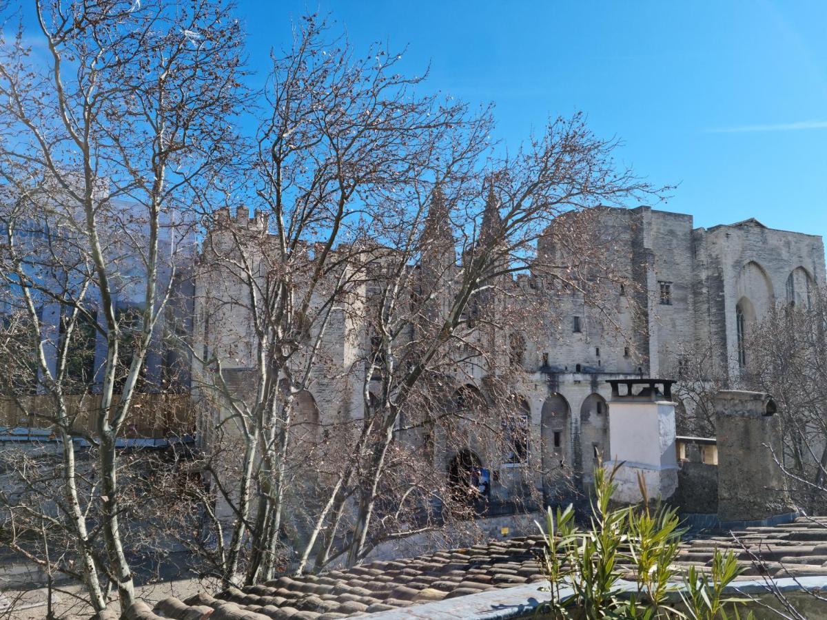 Un Nid Sur Les Toits Face Au Palais Des Papes Apartment Avignon Bagian luar foto