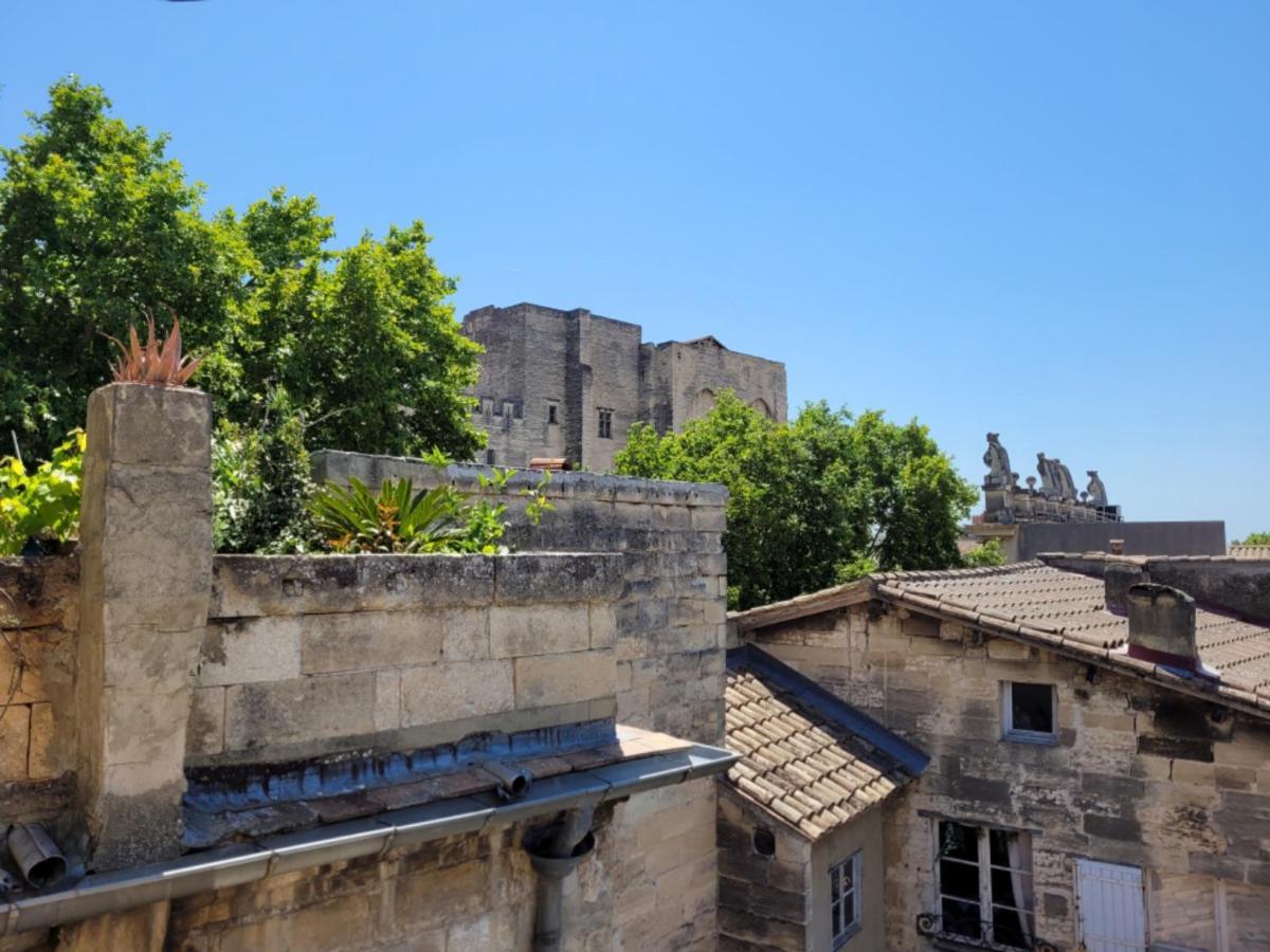 Un Nid Sur Les Toits Face Au Palais Des Papes Apartment Avignon Bagian luar foto